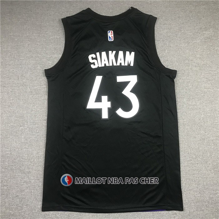 Maillot Tornto Raptors Pascal Siakam Earned 2020-21 Noir Volet